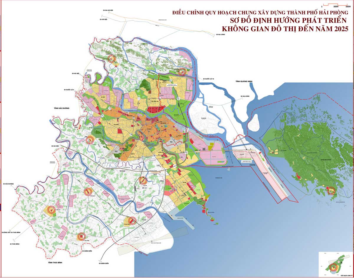 Đồ án quy hoạch đô thị Hải Phòng đến 2050 - BẢN ĐỒ HÀNH CHÍNH THÀNH PHỐ HẢI PHÒNG & THÔNG TIN QUY HOẠCH HẢI PHÒNG MỚI NHẤT