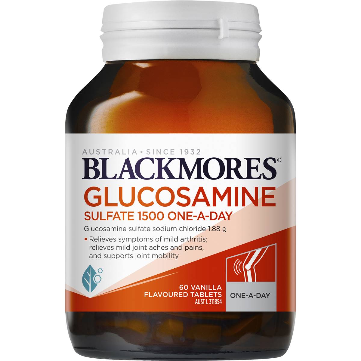Glucosamine Sulfate Blackmores 1500mg One A Day Úc 60 viên
